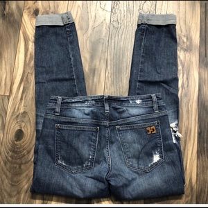 Joe's Jeans Chelsea Fit Cuffed Distressed Denim